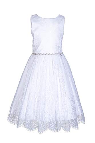 Les Gamins Edel Kommunionkleid Kommunion Kleid Hochzeitskleid Festkleid aus Italien (14A) von Les Gamins