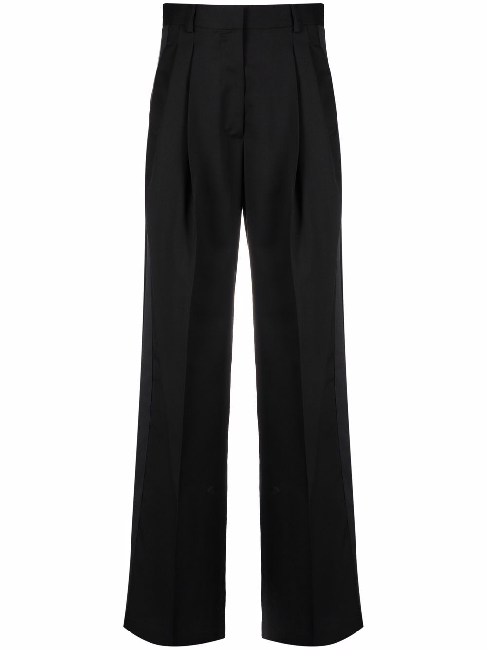 LES HOMMES High-Waist-Hose mit weitem Bein - Schwarz von LES HOMMES