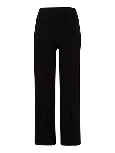 Damen - Hose - Michelle Rib Wide Leg - LENZING™ ECOVERO™ Viskose, femininer Chic, gerades weites Bein,bequem von Les Lunes