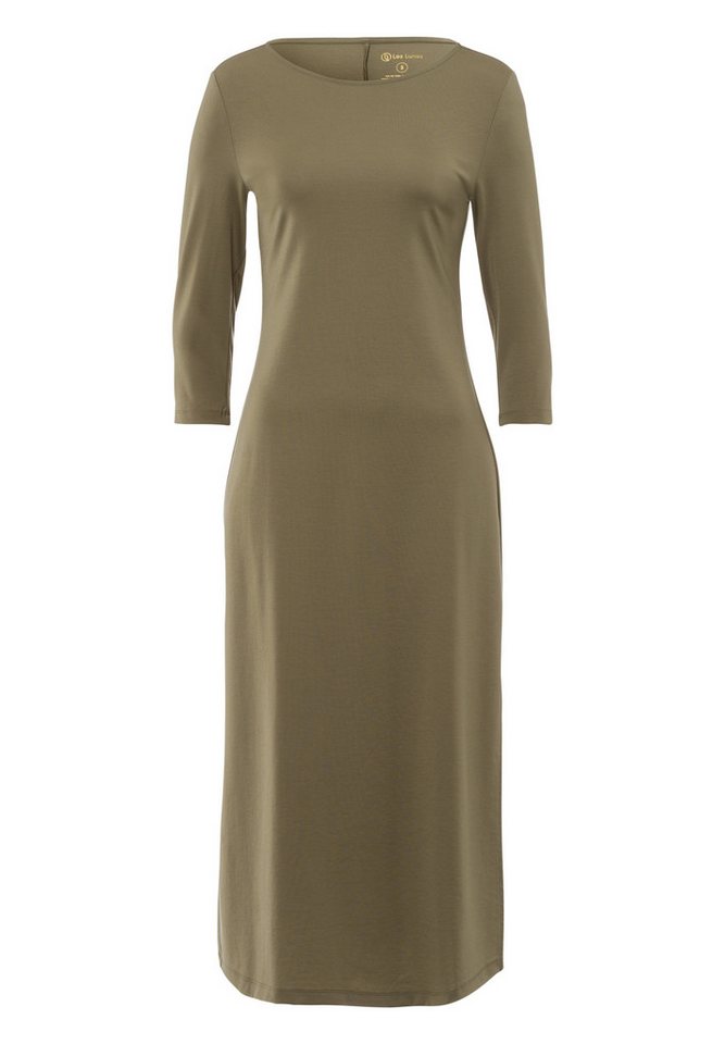 Les Lunes Jerseykleid DAKOTAA Dress Midi Wadenlanges Kleid mit seitlichem Schlitz von Les Lunes