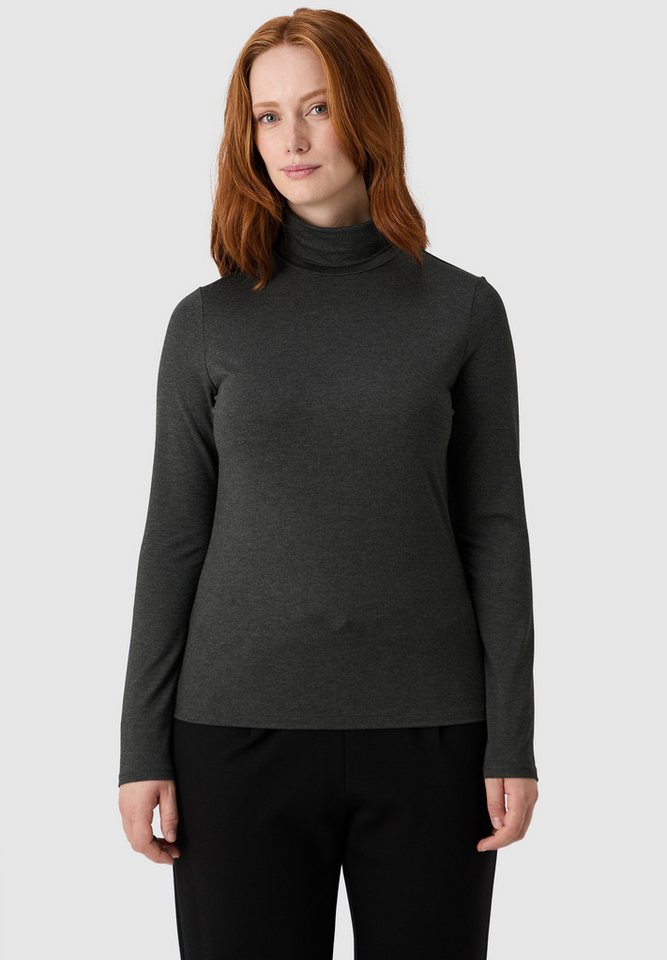 Les Lunes Langarmshirt Yunaa Rollkragen, schlanke Passform, klassisches Design, normale Länge von Les Lunes