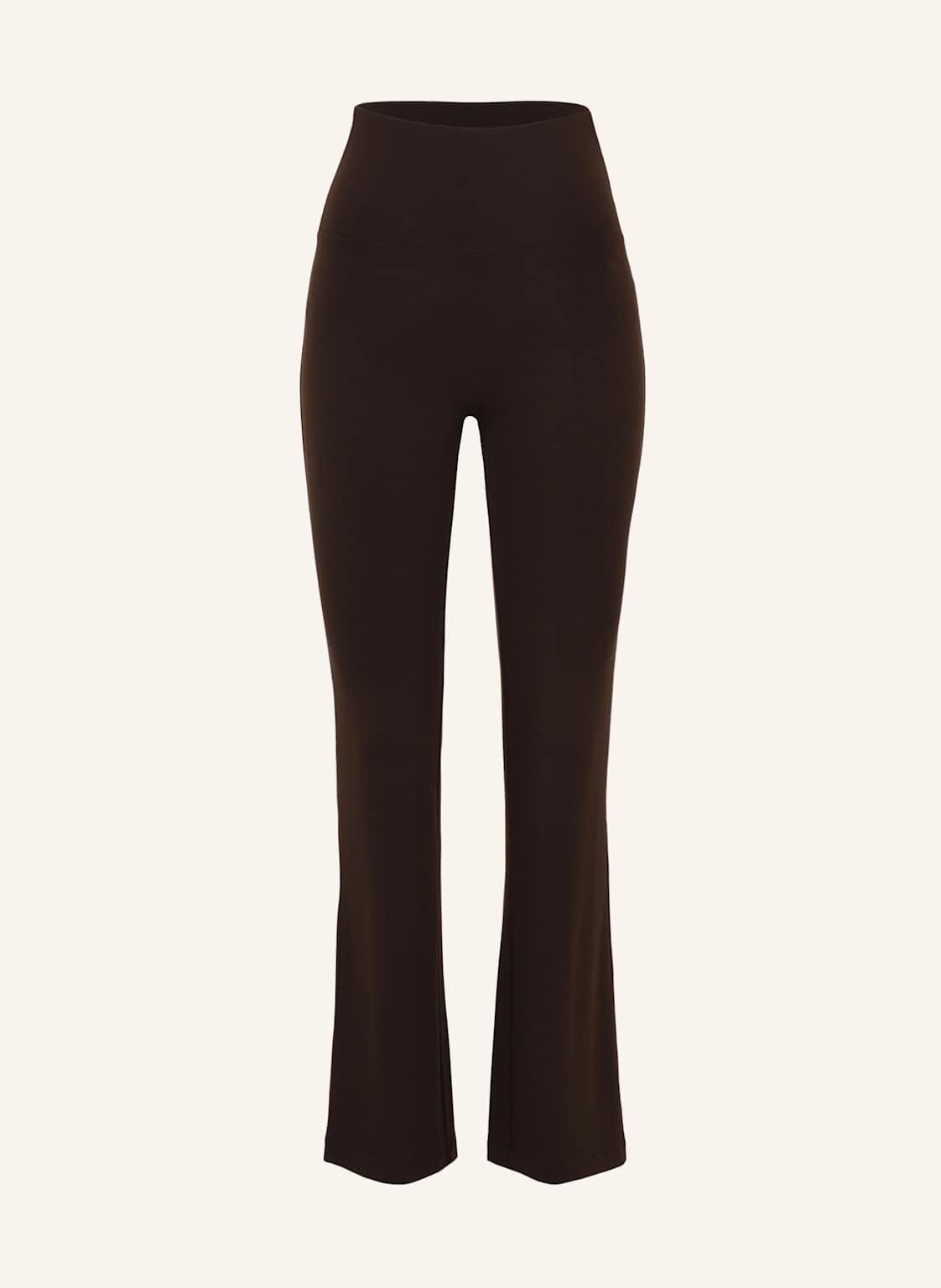 Les Lunes Lange Bootcut-Hose Belle Warm Flared Leggings Thermo braun von Les Lunes