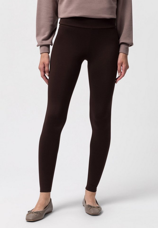 Les Lunes Leggings LUNA Warm Leggings Thermo Hoher Bund, gebrushte Innenseite, Wärmendes Material, volle Länge von Les Lunes