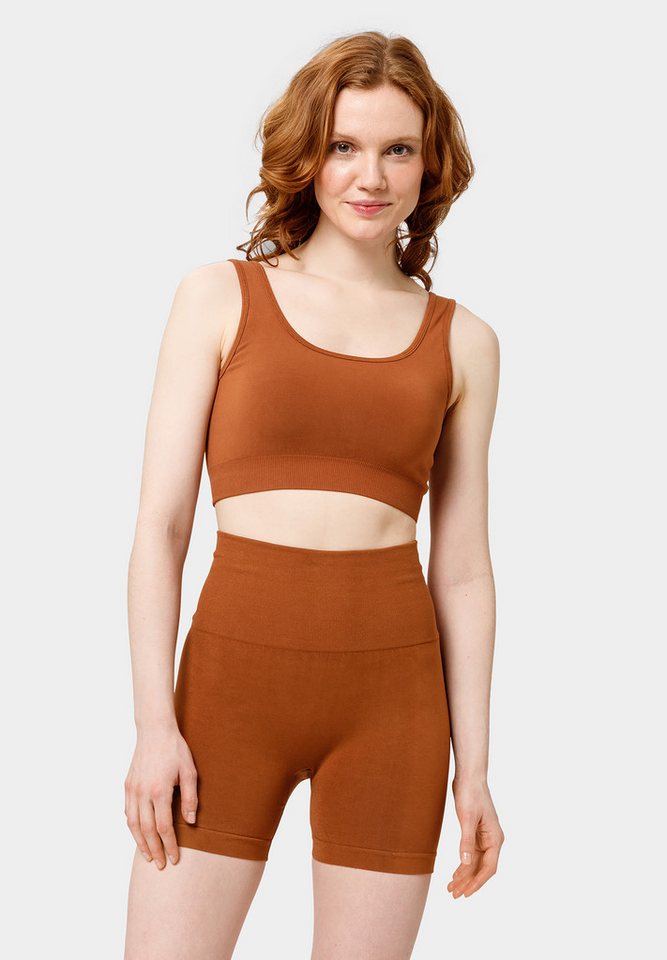 Les Lunes Sport-Bustier SYNC Bra Seamless Removeble Pads sportliches Top mit leicht unterstützenden Pads von Les Lunes