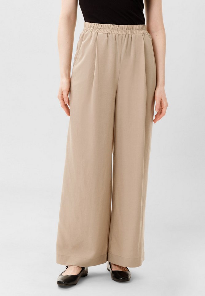 Les Lunes Stoffhose GEORGIA Wide Leg Pants Linen weite Passform, bequem, Relaxed Fit, edel schimmernder Leinen Mix Les Lunes Stoffhose GEORGIA Wide Leg Pants Linen weite Passform, bequem, Relaxed Fit, edel schimmernder Leinen Mix von Les Lunes