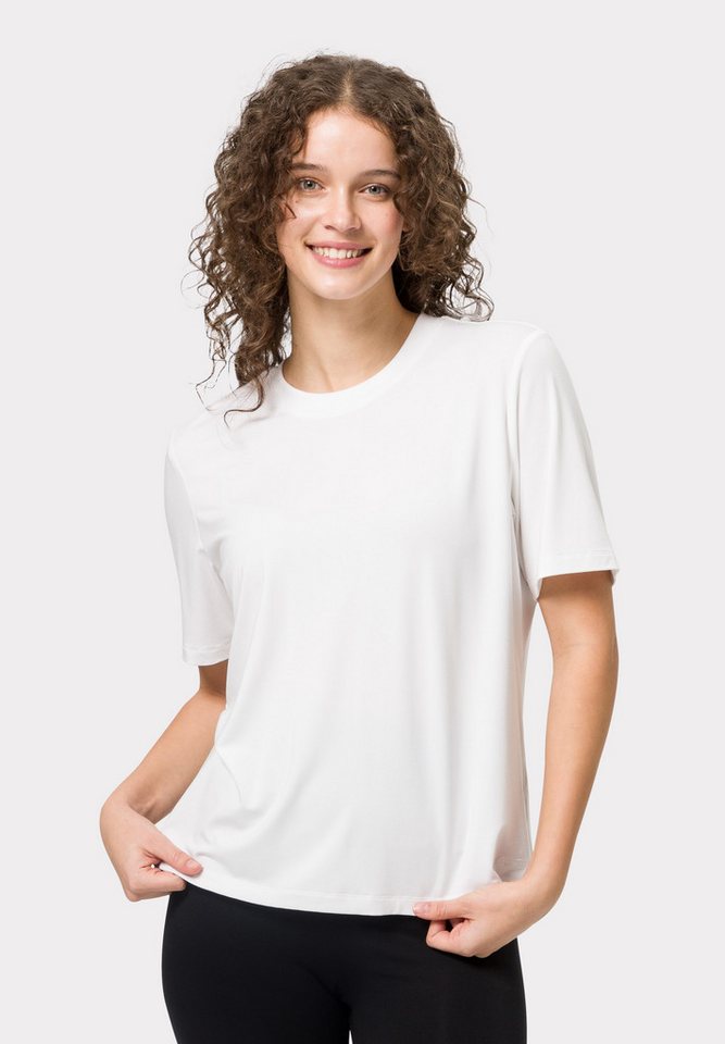 Les Lunes T-Shirt MILLIE Shirt Basic Locker geschnittenes Basic T-Shirt aus weichem Bambus-Mix von Les Lunes