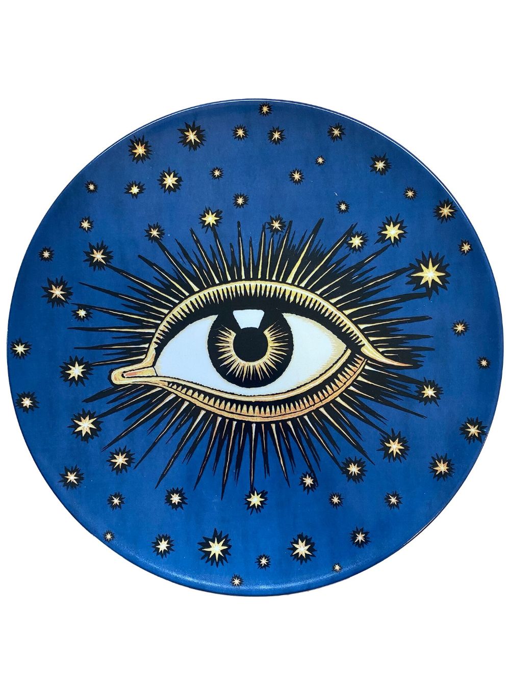 Les-Ottomans Eye Teller aus Porzellan (27cm) - Blau von Les-Ottomans