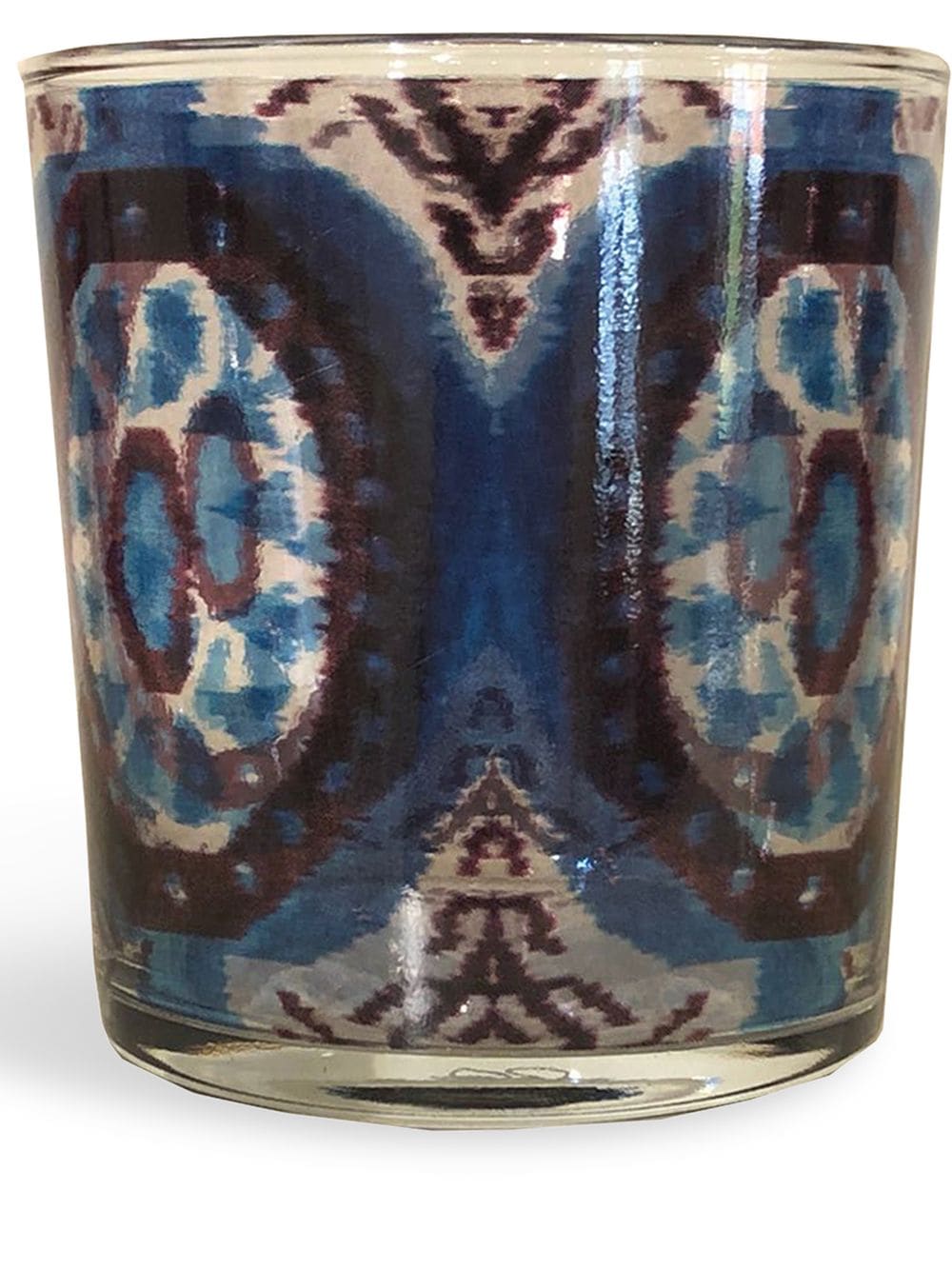 Les-Ottomans Ikat Set aus vier Gläsern - Blau von Les-Ottomans