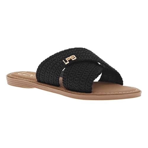 Les P'tites Bombes Damen Lara Flache Sandale, Schwarz, 37 EU von Les P'tites Bombes