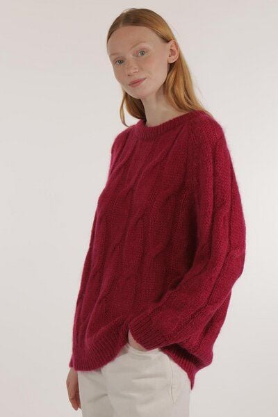 Les Racines Du Ciel Mohair Zopfmuster-Pullover Modell: Iroise von Les Racines Du Ciel