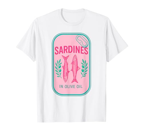 Sardine Girl Summer Tinned Fish Coastal Italian Fisherman T-Shirt Sardine Girl Summer Tinned Fish Coastal Italian Fisherman T-Shirt von Les Sardines Fisherman Aesthetic Mediterranean