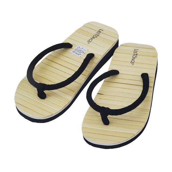 Les Tôngs BAMBOO-U gesunde Zimtlatschen - vegane Flip-Flops mit Zimtsohle von Les Tôngs