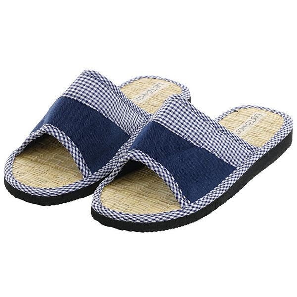 Les Tôngs JUNCUS-W Vichy Karo gesunde Zimtlatschen - vegane Flip-Flops mit Zimtsohle von Les Tôngs