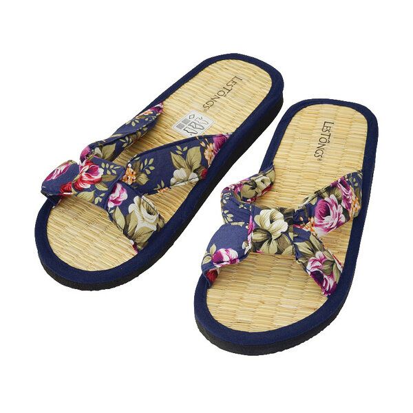 Les Tôngs Juncus-K Flower - Zimtlatschen - vegane & Gesunde Zimtsohle Flip Flops von Les Tôngs