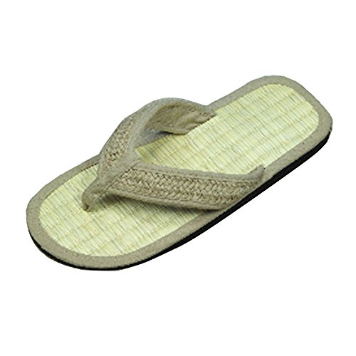 Les Tongs Unisex Erwachsene Zimt Flip-Flop 'Cotton Flip', Farbe: Natur, Gr.: 41/42 von Les Tongs