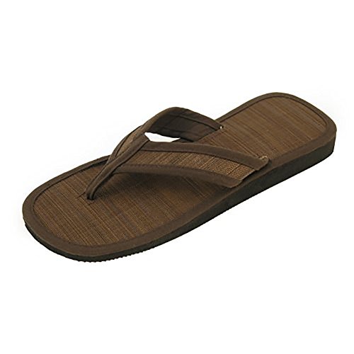 Les Tongs Unisex Erwachsene Zimt Flip-Flop 'Saigon', Farbe: Braun, Gr.: 37/38 von Les Tongs