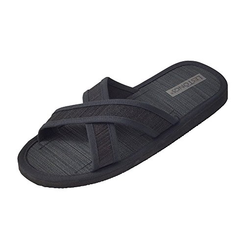 Les Tongs Unisex Erwachsene Zimtlatschen 'Saigon', Farbe: Schwarz, Gr.: 37/38 von Les Tongs