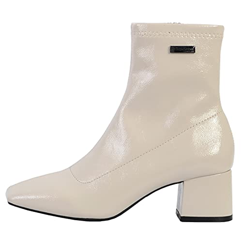 LES TROPEZIENNES PAR M. BELARBI Damen Daniela Stiefelette, weiß, 38 EU Weit von LES TROPEZIENNES PAR M. BELARBI