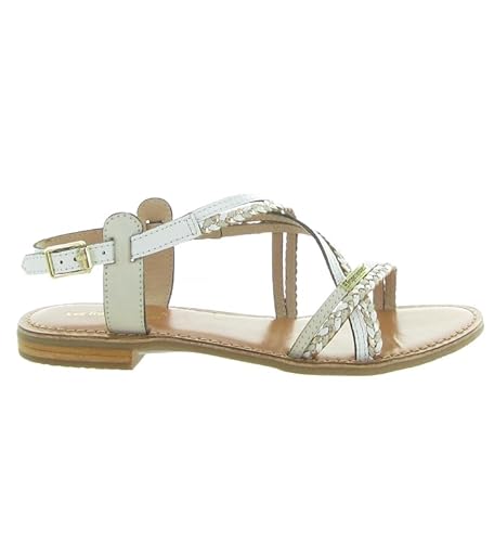 LES TROPEZIENNES PAR M. BELARBI Damen Homongo Sandale, Creme Multi, 39 EU von LES TROPEZIENNES PAR M. BELARBI