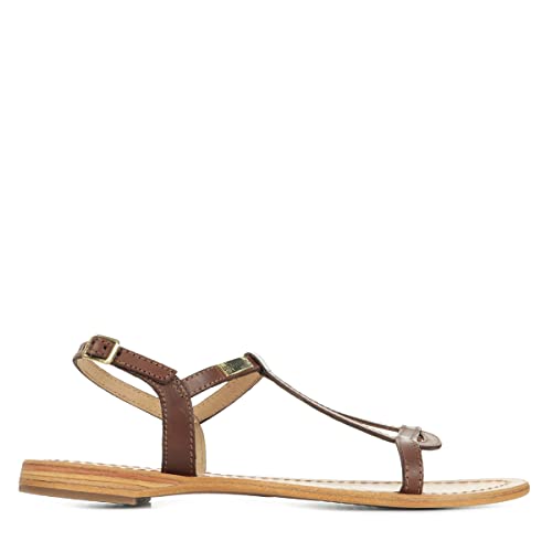 Les Tropéziennes par M. Belarbi Damen HAMESS C11467 Slingback Sandalen, Braun (Tan Brosse), 35 EU von Les Tropéziennes par M. Belarbi