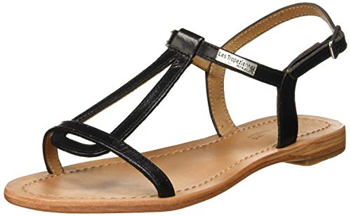 Les Tropéziennes par M. Belarbi Damen Hamess Slingback Sandalen, Schwarz (Noir 546), 37 EU von Les Tropeziennes