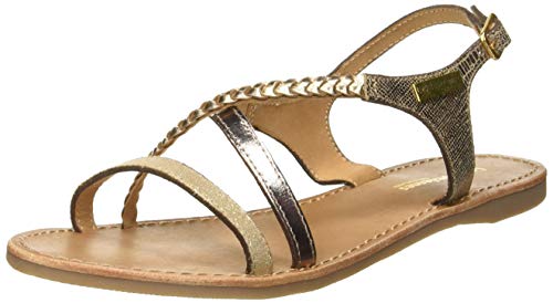 Les Tropéziennes par M. Belarbi Damen Hanano Slingback Sandalen, Gold (or/Multi 657), 37 EU von Les Tropeziennes