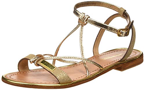 Les Tropéziennes par M. Belarbi Damen Hirondel Knöchelriemchen Sandalen, Gold (or Irise 914), 38 EU von Les Tropeziennes