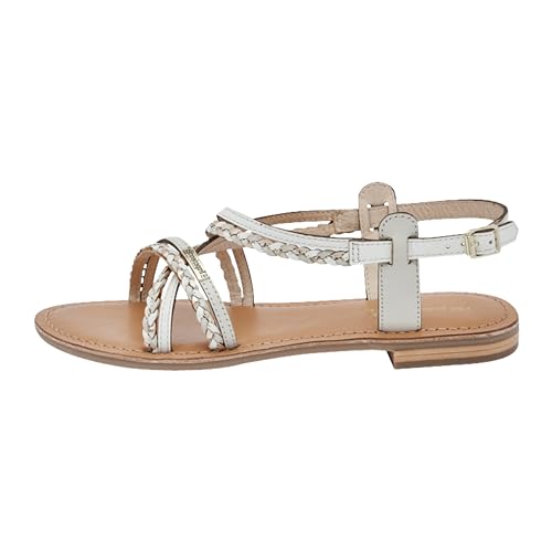Les Tropeziennes Damen Homongo Sandale, Creme Multi, 40 EU von Les Tropeziennes