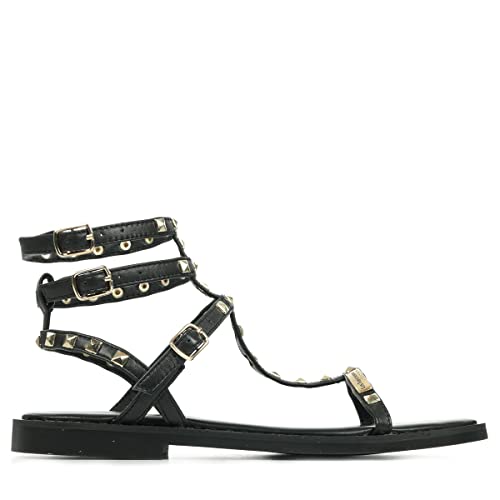 Les Tropeziennes Damen Coralie Flache Sandale, Schwarz, 38 EU Les Tropeziennes Damen Coralie Flache Sandale, Schwarz, 38 EU von Les Tropeziennes
