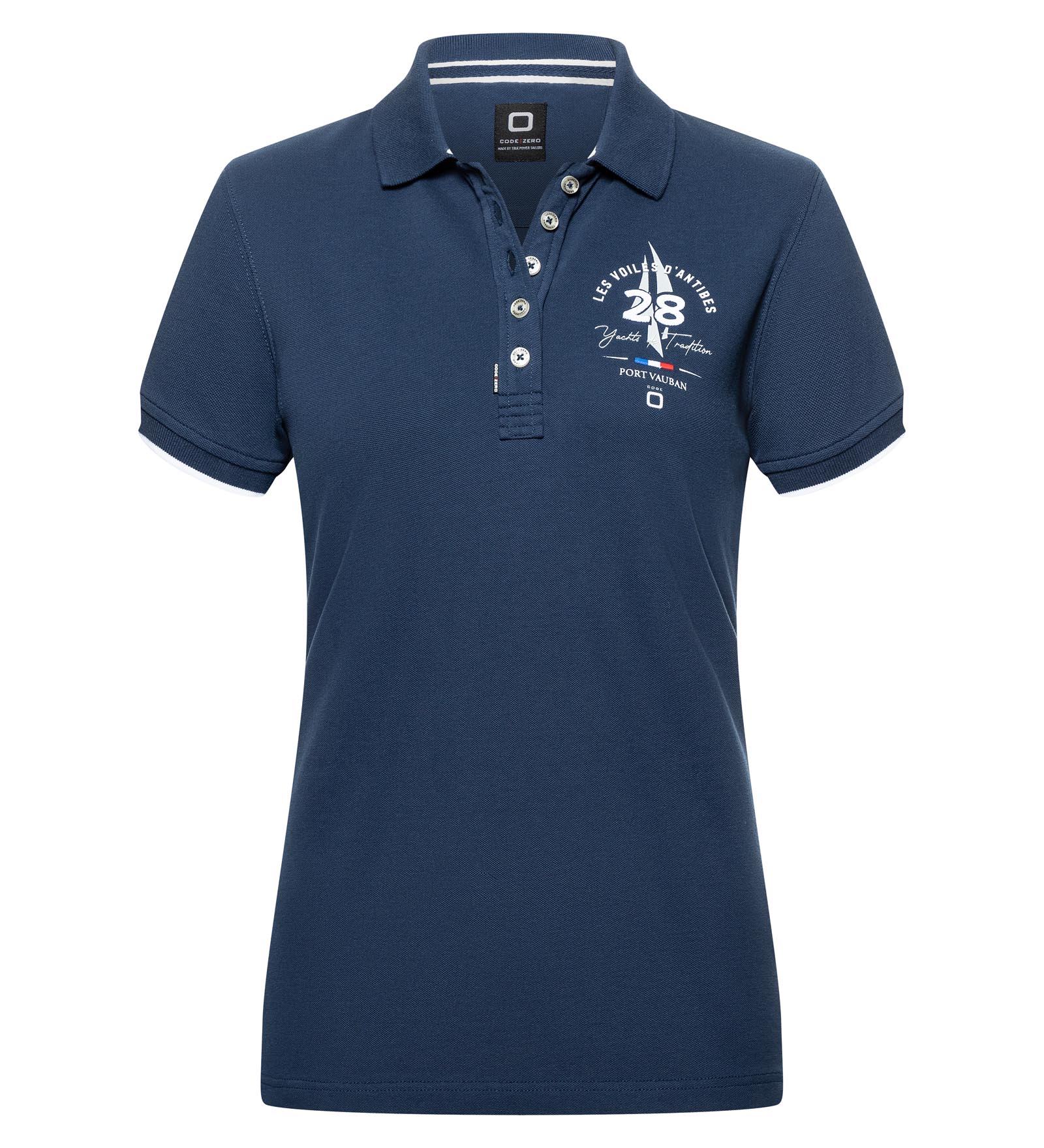 Poloshirt Damen Tradition blau S Les Voiles d'Antibes von Les Voiles d'Antibes