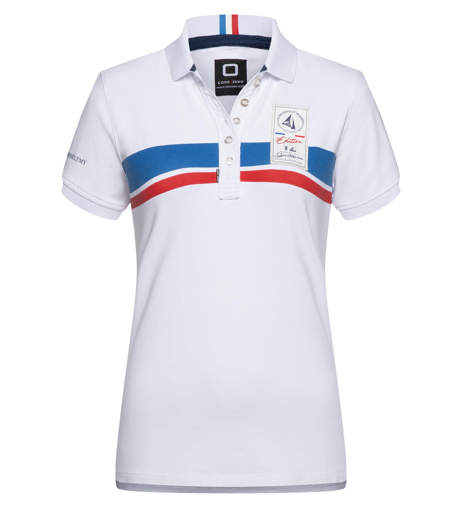 Poloshirt Damen Special Edition weiß L Les Voiles de St Barth von Les Voiles de St Barth