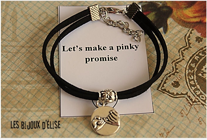 Set Mit 2 Pinky Best Friend Bff-Fernbeziehungs-Unisex-Armbändern | Bra29 Set Mit 2 Pinky Best Friend Bff-Fernbeziehungs-Unisex-Armbändern | Bra29 von LesBijouxdElise