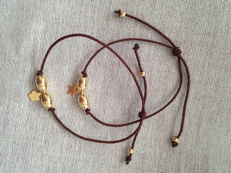 Gliederarmband Mit Ovalen Perlen Gliederarmband Mit Ovalen Perlen von LesBijouxdeCarla