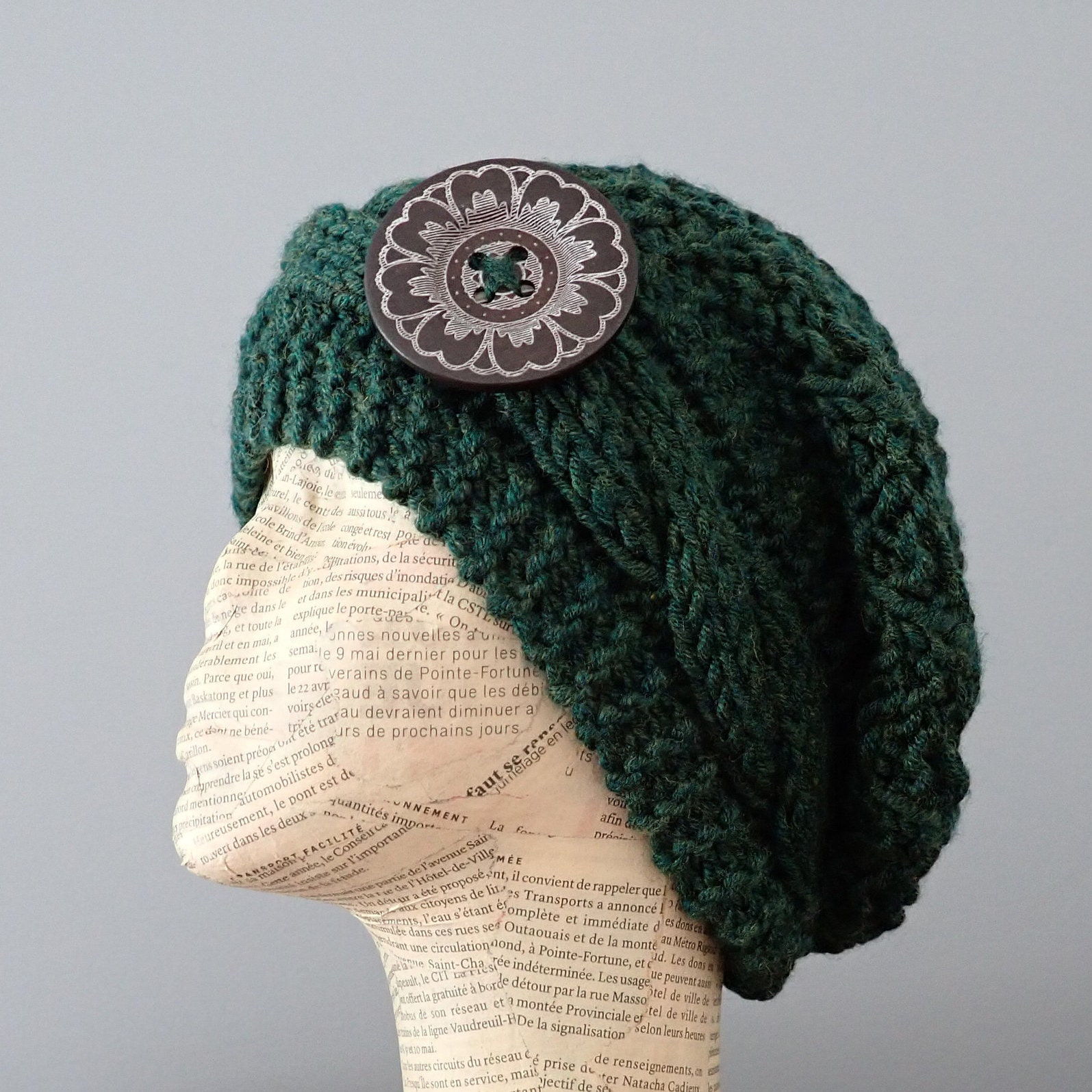 Wintermütze Damenmütze Mütze Für Sie Longmütze Frauen Teenager Geschenkidee 70177 von LesCreationsManon