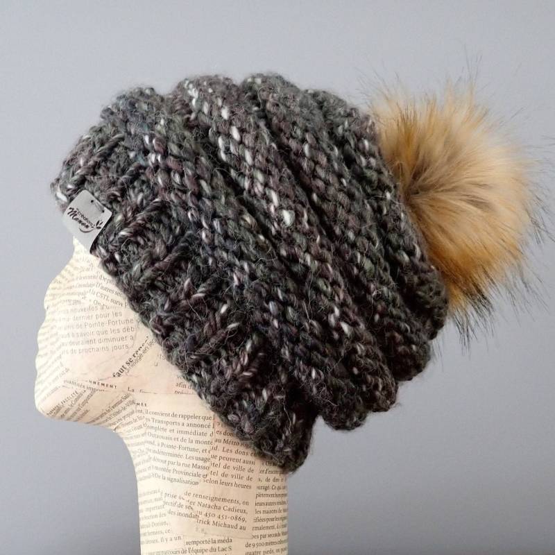 Wintermütze Für Sie Mit Bommel Mütze Geschenkidee Versandfertig 9040 von LesCreationsManon