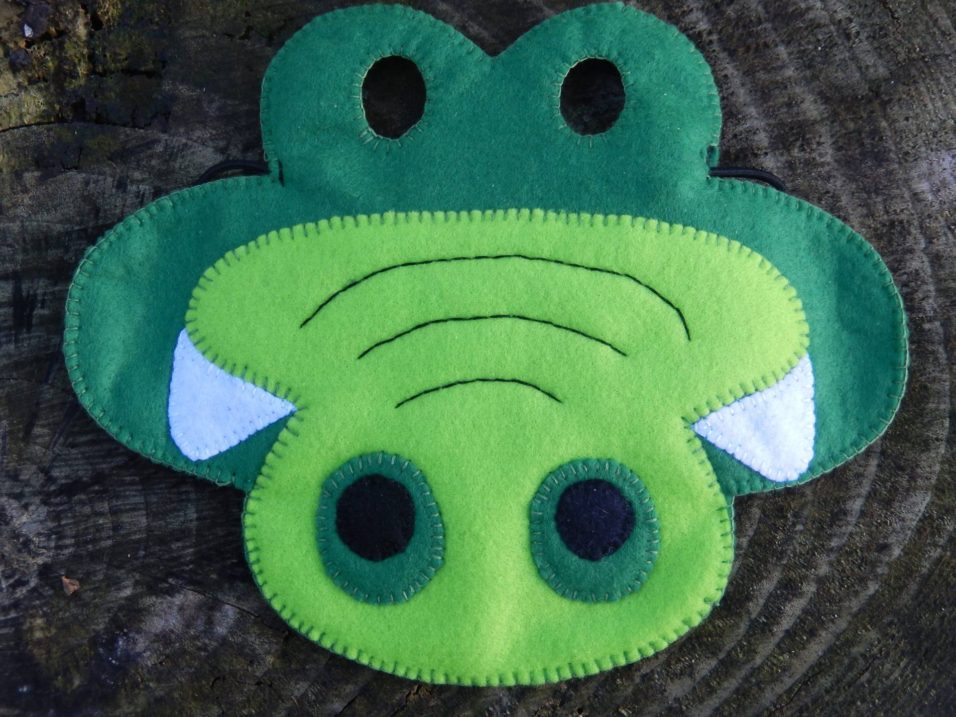 Krokodilmaske Aus Filz Zum Verkleiden Krokodilmaske Aus Filz Zum Verkleiden von LesFaribambelles