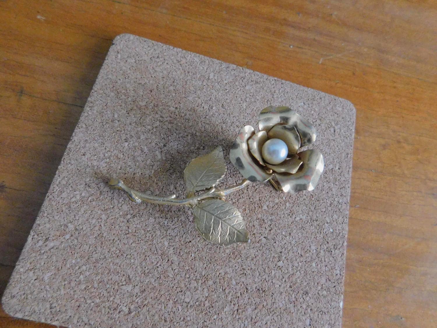 1960Er Jahre Blühende Rosenbrosche | 60Er Mid Century Schmuck von LesFemmesVintageNYC