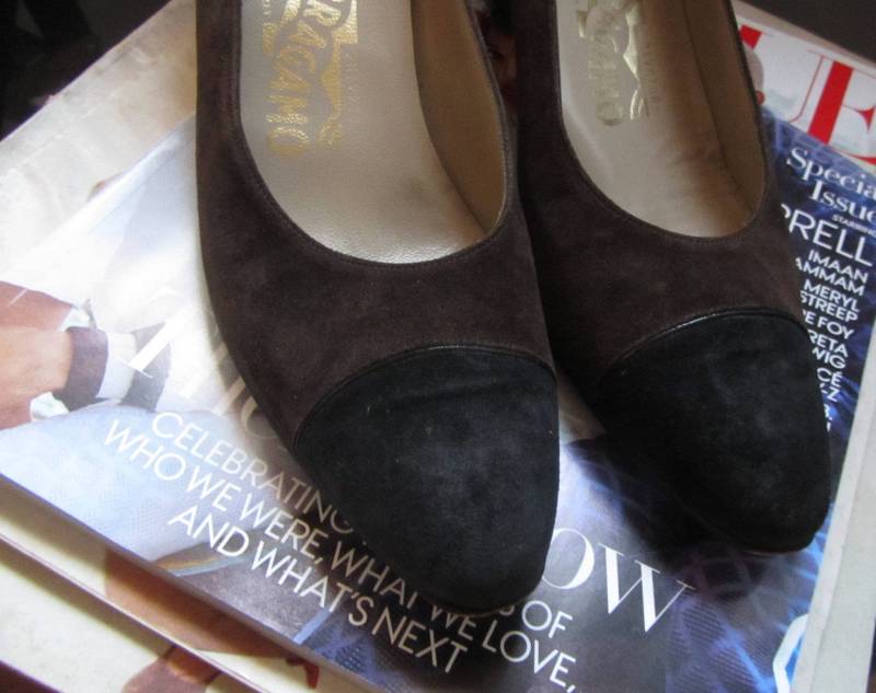 1980Er Jahre Salvatore Ferragamo Pumps | 80Er High Fashion Designer Italien von LesFemmesVintageNYC
