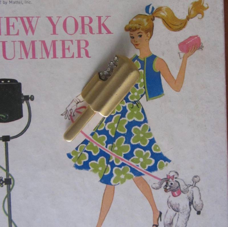 60Er Jahre Razza Popsicle Brosche | 70Er Unikat Schmuck von LesFemmesVintageNYC