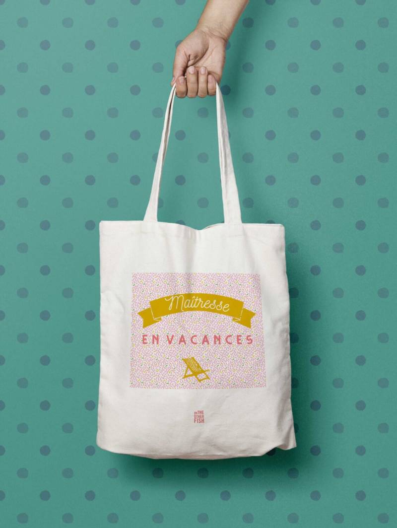 Geschenk Herrin Tasche Zu Anpassen - "Master Im Urlaub" von LesImprimeuses