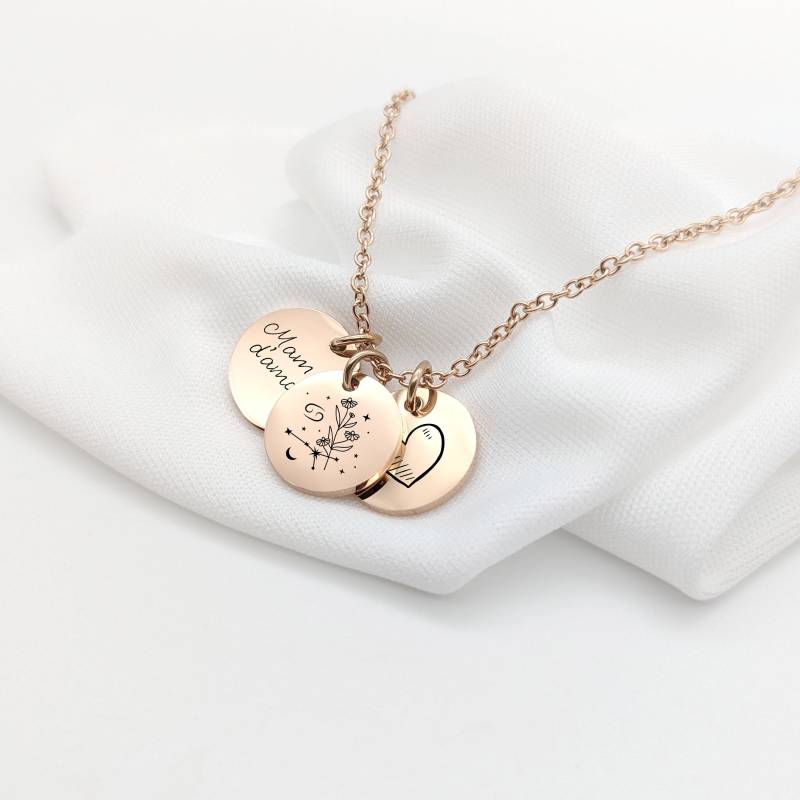 Personalisierte Halskette Aus Edelstahl Mit Sternbildgravur - Einzigartiges Geschenk Für Frauen, Mama, Patentante, Geburtstagsgeschenk Frauen Personalisierte Halskette Aus Edelstahl Mit Sternbildgravur - Einzigartiges Geschenk Für Frauen, Mama, Patentante, Geburtstagsgeschenk Frauen von LesPetitsMotsShop