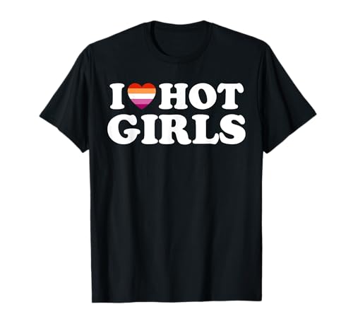 Lesbian Flag I Love Hot Girls Lesbian T-Shirt Lesbian Flag I Love Hot Girls Lesbian T-Shirt von Lesbian Shirts and Sweaters