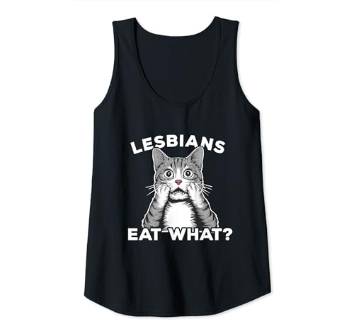 Damen Lesbians Eat What - CSD Lesbisches Tank Top von Lesbisch & CSD