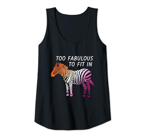 Damen Too fabulous to fit in - Lesbisches CSD Tank Top von Lesbisch & CSD