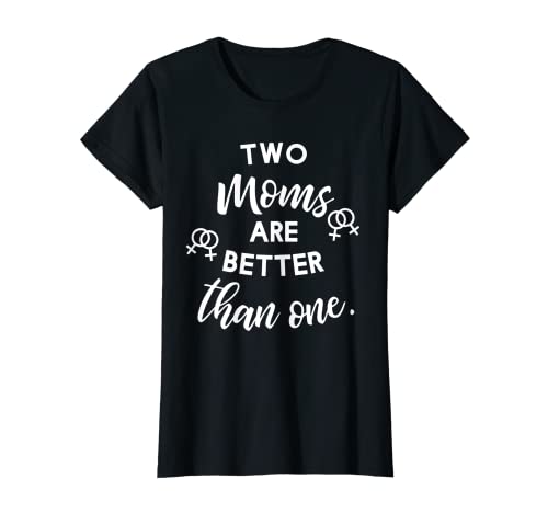 Damen Lesbische Mama Schwangerschaft T-Shirt von Lesbische Mütter lesbische Eltern