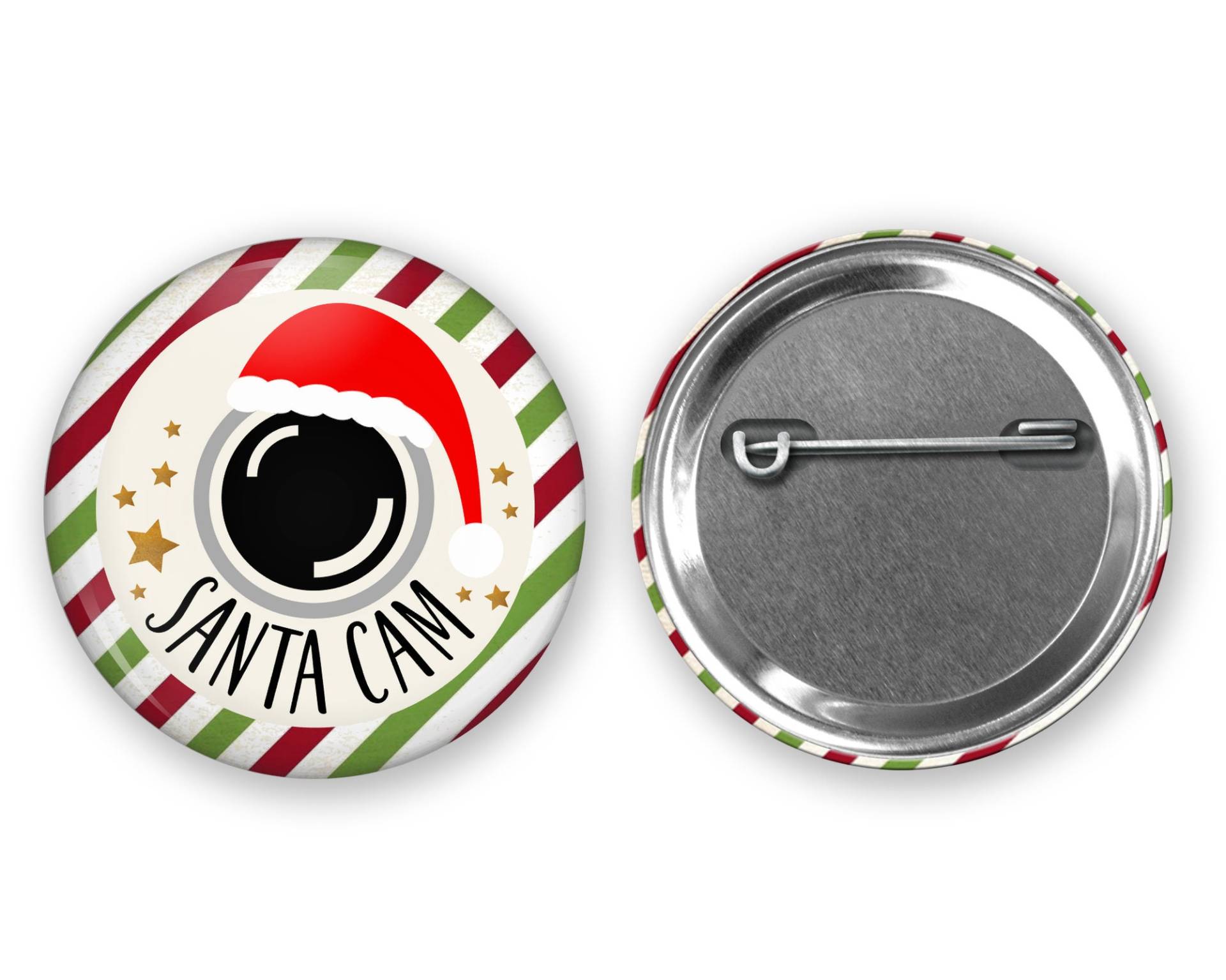 Abzeichen Santa Cam Kamera Fälschung, Nachahmung Abzeichen Santa Cam Kamera Fälschung, Nachahmung von Lescreasdetiti