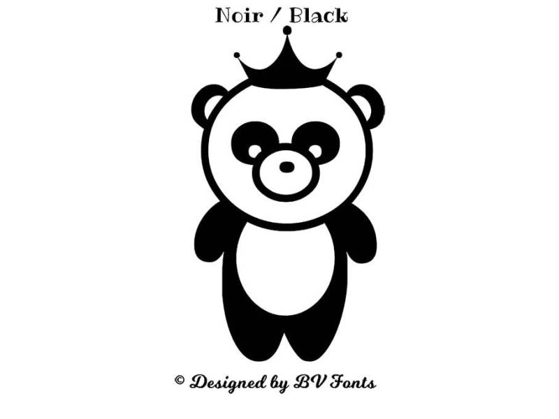 Angewandte "Panda-König" Interfacing, Thermoflex, Grund Flex, Hitze, Hitze-Transfer-Dekoration, Panda Flex Angewandte "Panda-König" Interfacing, Thermoflex, Grund Flex, Hitze, Hitze-Transfer-Dekoration, Panda Flex von Lescreasdetiti