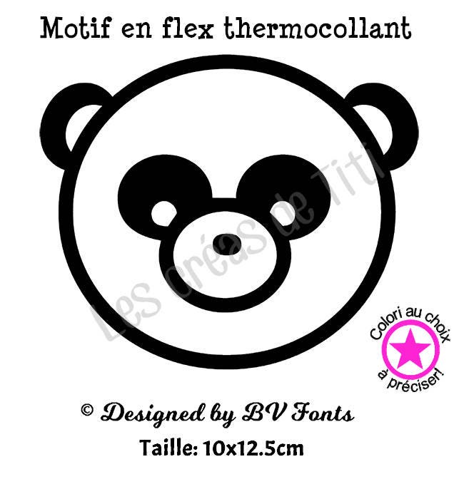 Muster "Panda Kopf", Angewandte Schnittstellen, Flex, Anbindung Deco Kleben, Flex, Panda Kopf Übertragen Muster "Panda Kopf", Angewandte Schnittstellen, Flex, Anbindung Deco Kleben, Flex, Panda Kopf Übertragen von Lescreasdetiti