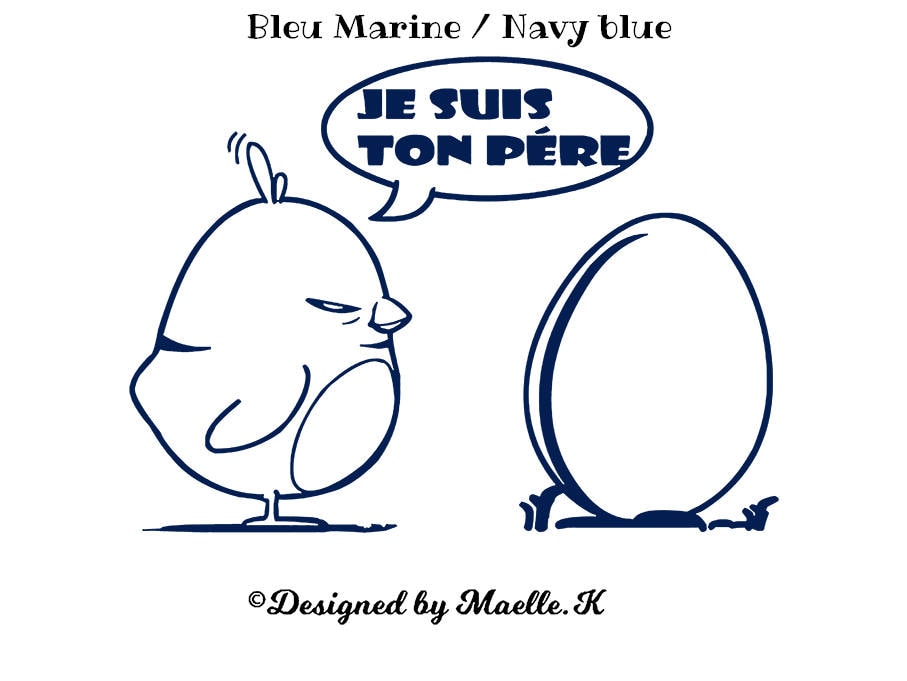 Muster in Flex Eisen Vogel "Piou Vader", Grund Flex, Wärme, Wärmeübertragung, Schnittstellen Vogel, Vogel-Flex Muster in Flex Eisen Vogel "Piou Vader", Grund Flex, Wärme, Wärmeübertragung, Schnittstellen Vogel, Vogel-Flex von Lescreasdetiti