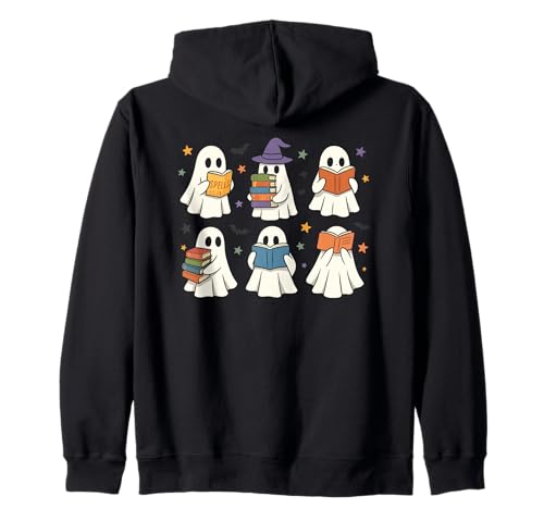 Geister Lesen Bücher Halloween Lustig Niedlich Teens Kinder Kapuzenjacke Geister Lesen Bücher Halloween Lustig Niedlich Teens Kinder Kapuzenjacke von Lesen Halloween Gespenster Enthusiasten Bücher